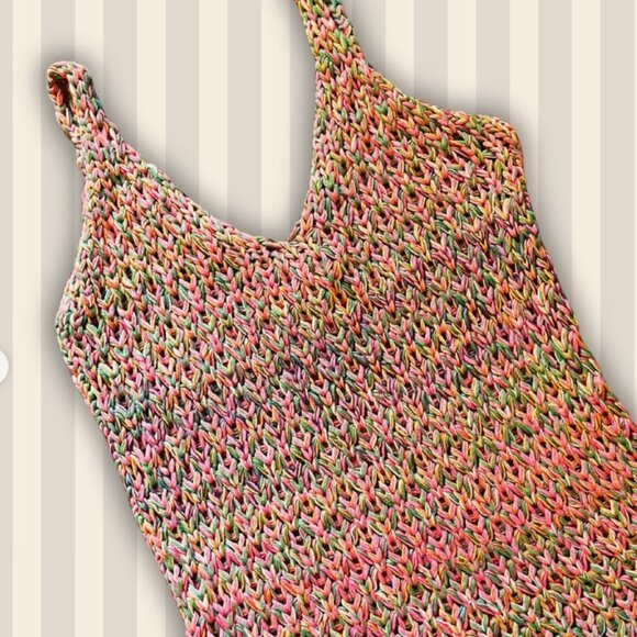 Second Hand Zara multicolor knit midi dress - Size: Small - Picture 4 of 8